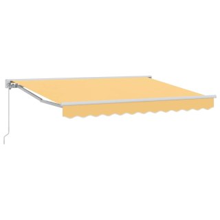 VidaXL Markiza wysuwana piaskowy 2,5 x 2 m Poliester i aluminium