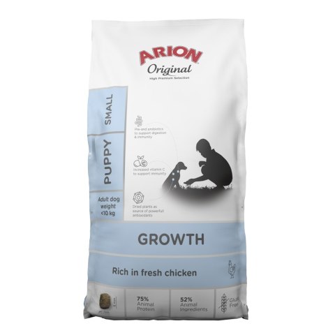 Arion original growth chicken small sucha karma dla psa 7kg (OUTLET)