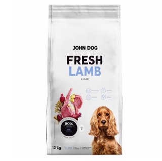 John Dog ADULT FRESH LAMB Karma sucha dla psa 12kg (OUTLET)