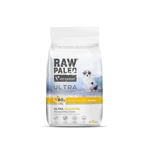 VetExpert Raw Paleo Ultra Indyk Medium&Large Puppy 2kg (OUTLET)