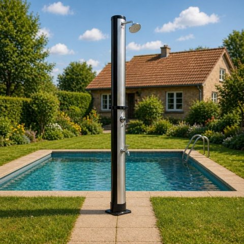 Zewnętrzny prysznic solarny o pojemności 40 l