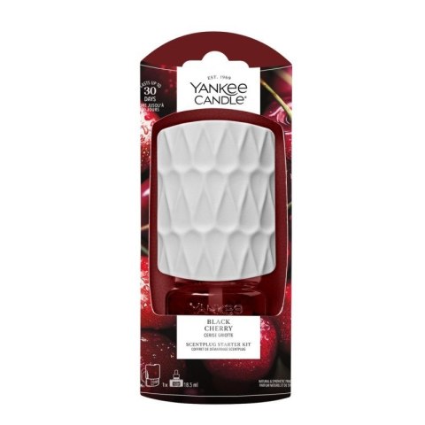 Elektryczny odświeżacz - zestaw startowy BLACK CHERRY YANKEE