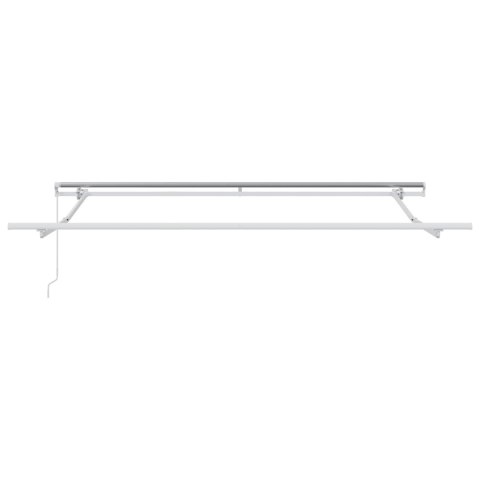 Markiza wysuwana Biały 300 x 250 x 165 cm Poliester i aluminium