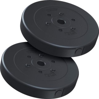 Obciążenia cementowe 2x5 kg, plastik, otwór 30/31 mm