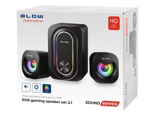 BLOW GŁOŚNIKI KOMPUTEROWE 2.1 GAMINGOWE Z SUBWOOFEREM