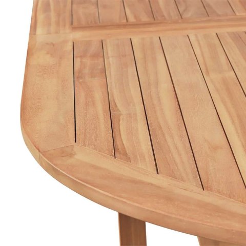 7-cz. zestaw składanych mebli ogrodowych, lite drewno tekowe