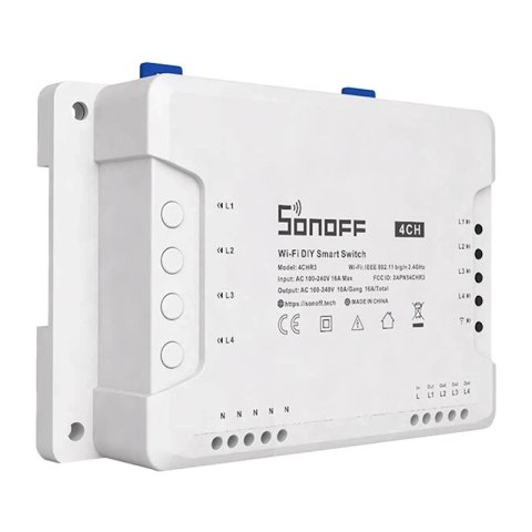 Przekaźnik Wi-Fi SONOFF 4CHR3 4-kanałowy