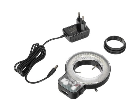 Lampa pierścieniowa MAGUS LED 144A z adapterem z gwintem