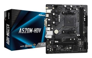 MB AMD A520 SAM4 MATX A520M-HDV ASROCK