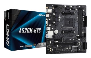 MB AMD A520 SAM4 MATX A520M-HVS ASROCK