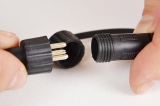 Diled lampki oświetleniowe wygląd deszczu - 80 LED ciepły biały + zasilanie