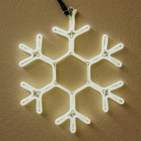Lampka świąteczna w kształcie płatka śniegu, 360 LED, zimna