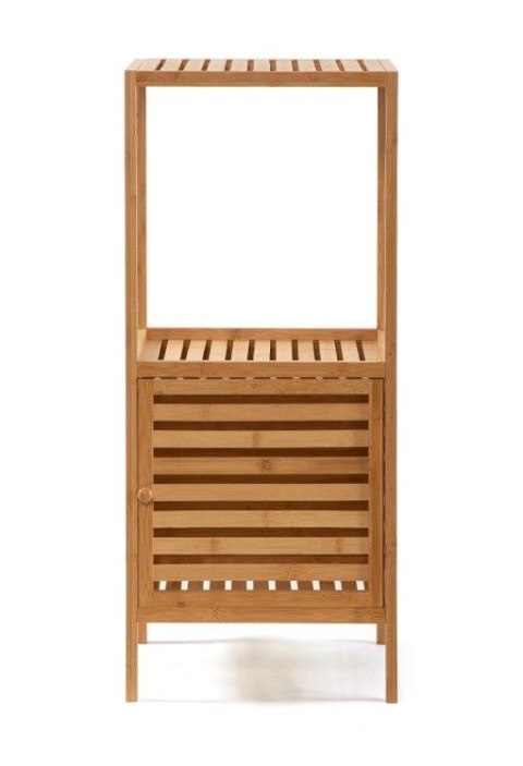 Bambusowy regał z drzwiczkami 80 x 35 x 35 cm