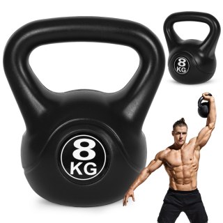 Kettlebell kettle 8 kg do ćwiczeń hantla kula odważnik obciążenie ciężar fitness MOVEPRO