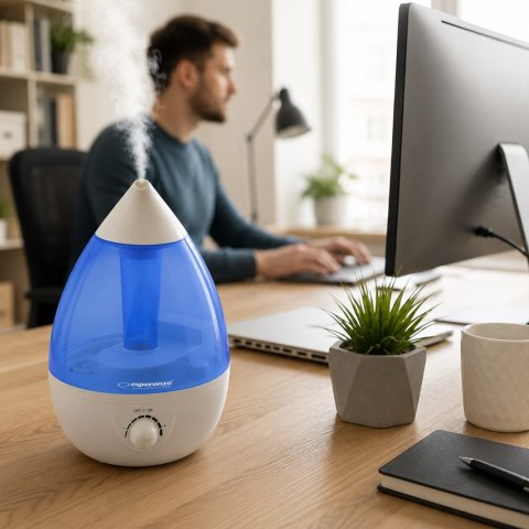 Nawilżacz powietrza Esperanza COOL VAPOR EHA005 (25W; kolor niebieski)