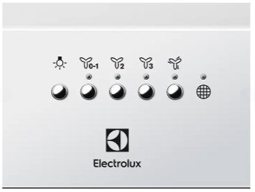 Okap do zabudowy ELECTROLUX LFG719W 80 cm | Hob2Hood | LED | biały