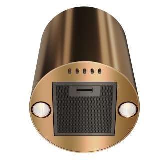 Okap kominowy MAAN Elba Mini WPB 431 50 cm | LED | filtry aluminiowe | miedź