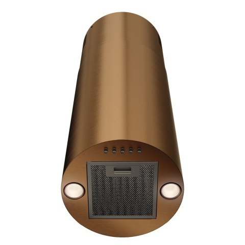 Okap wyspowy MAAN Elba PB 31 60 cm | LED | filtry aluminiowe | miedź