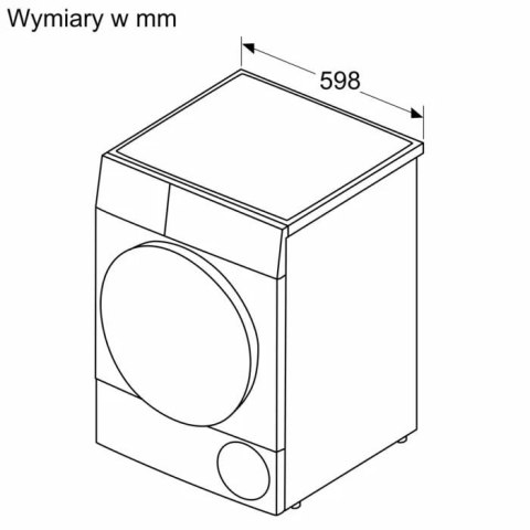 Suszarka do bielizny BOSCH WQG145APPL