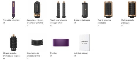Suszarko-lokówka Dreame Airstyle Pro Purple (OUTLET)