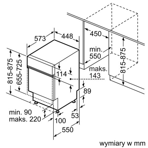 Zmywarka do zabudowy BOSCH SPI6EMS21E
