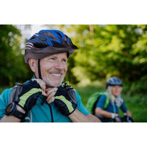 KASK ROWEROWY REGULOWANY NIEBIESKI DUNLOP R.S