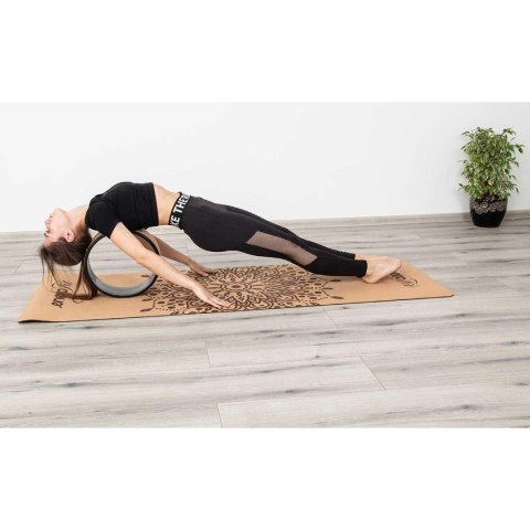 KORKOWE KOŁO DO ĆWICZEŃ JOGI 33x13CM ENERO FIT