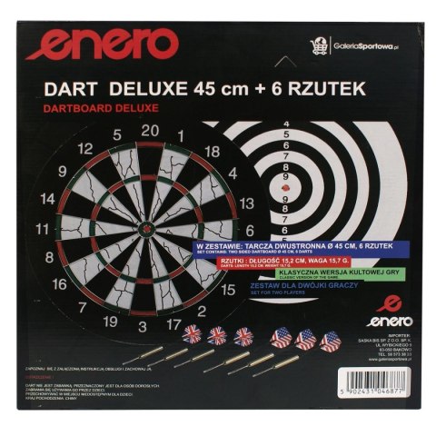 DART OUTDOOR KARTONOWY 44,5CM I 6 RZUTEK ENERO