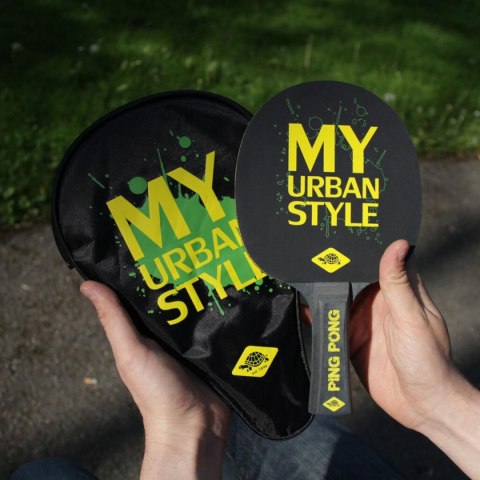 RAKIETKA DO TENISA STOŁOWEGO POKROWIEC 4 PIŁECZKI SET MY URBAN STYLE DONIC
