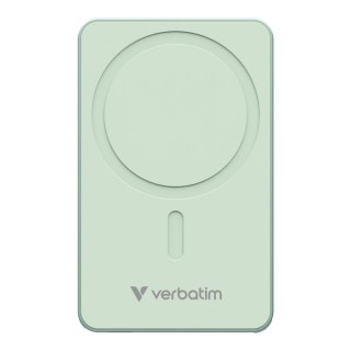 Powerbank Verbatim Charge 'n' Go Essentials Magnetic Wireless 5000mAh USB-C PD 3.0 Green