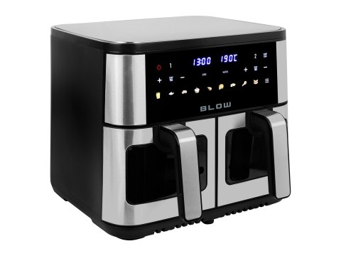 AIR FRYER frytkownica beztłuszczowa BLOW 2500W 9L dwukomorowa (OUTLET)