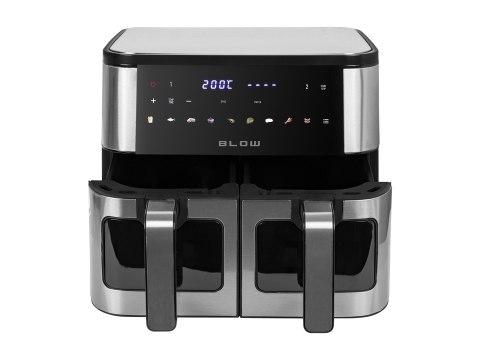 AIR FRYER frytkownica beztłuszczowa BLOW 2500W 9L dwukomorowa (OUTLET)