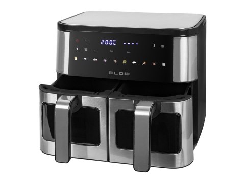 AIR FRYER frytkownica beztłuszczowa BLOW 2500W 9L dwukomorowa (OUTLET)