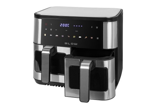 AIR FRYER frytkownica beztłuszczowa BLOW 2500W 9L dwukomorowa (OUTLET)