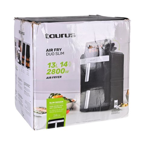 Frytownica beztłuszczowa z dwoma koszami Taurus Air Duo Slim (OUTLET)