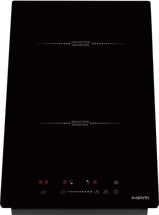 Płyta indukcyjna do zabudowy MPM-30-IM-18 szer. 29 cm | poziom mocy 1-9 | automatyczne czasowe wyłączniki ochronne | blokada rod