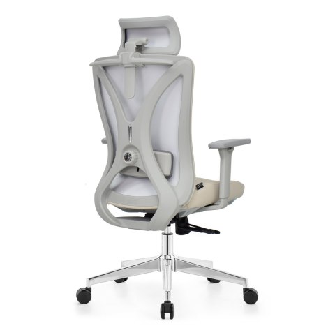 Fotel biurowy ergonomiczny ANGEL GelatO Szary