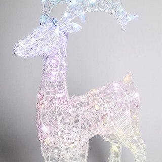 DEKORACJA RENIFER 75CM 80 LED