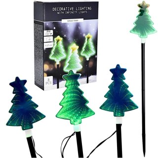 LAMPKI OGRODOWE STICK CHOINKI 67 CM LED 3 SZT EFEKT LUSTRA IP44