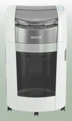 Niszczarka Leitz IQ Optimax AutoFeed 300, P5, 300 kartek, 25 l kosz