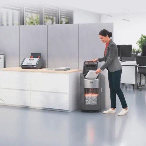 Niszczarka Rexel ShredMax AutoFeed+ 300X, P4, 300 kartek, 25 l kosz