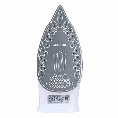 Żelazko parowe Esperanza Ceramic EHI002 (2200W; kolor niebieski) (OUTLET)