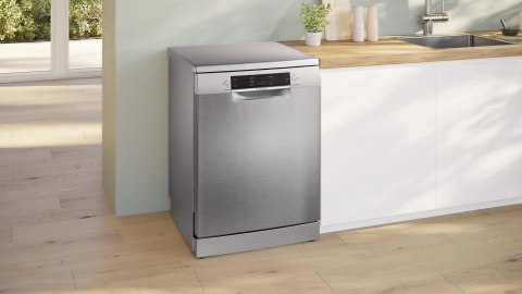 Zmywarka wolnostojąca 60 cm BOSCH SMS25GI09F Serie 2 | klasa A | 12 kpl | HygienePlus | AquaStop | inox (OUTLET)