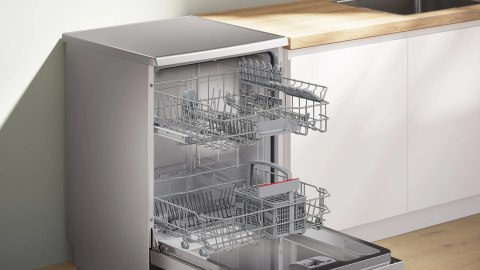 Zmywarka wolnostojąca 60 cm BOSCH SMS25GI09F Serie 2 | klasa A | 12 kpl | HygienePlus | AquaStop | inox (OUTLET)