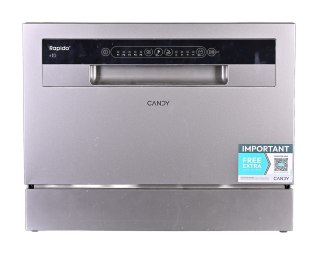 Zmywarka wolnostojąca 60 cm CANDY CP 6E51LS | klasa E | 6 kpl | 5 programów | AquaStop (OUTLET)