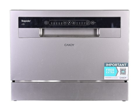 Zmywarka wolnostojąca 60 cm CANDY CP 6E51LS | klasa E | 6 kpl | 5 programów | AquaStop (OUTLET)