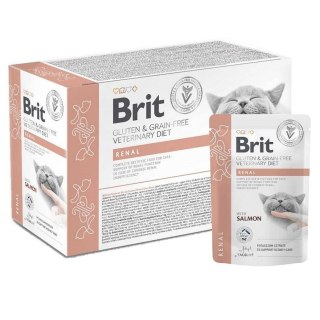 Brit VD Renal Cat Pouch 12x85g
