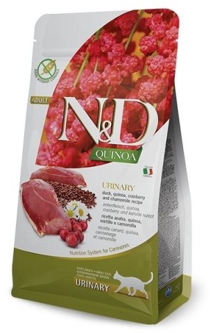 FARMINA N&D Quinoa Urinary Duck - sucha karma dla kota - 5kg (OUTLET)