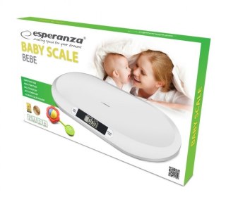 Waga Cyfrowe dla dzieci Esperanza BEBE EBS019 (Elektroniczna; kolor biały) (WYPRZEDAŻ)