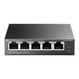 SWITCH TP-Link TL-SG105PE, 5 portów RJ45 10/100/1000 Mb/s, 4 porty PoE+